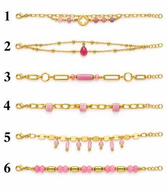 TOBILLERAS COLECCIÓN ROSA