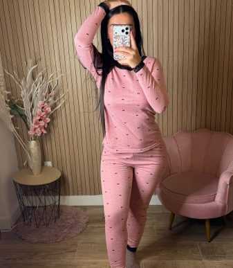 PIJAMA FELPA LAZO